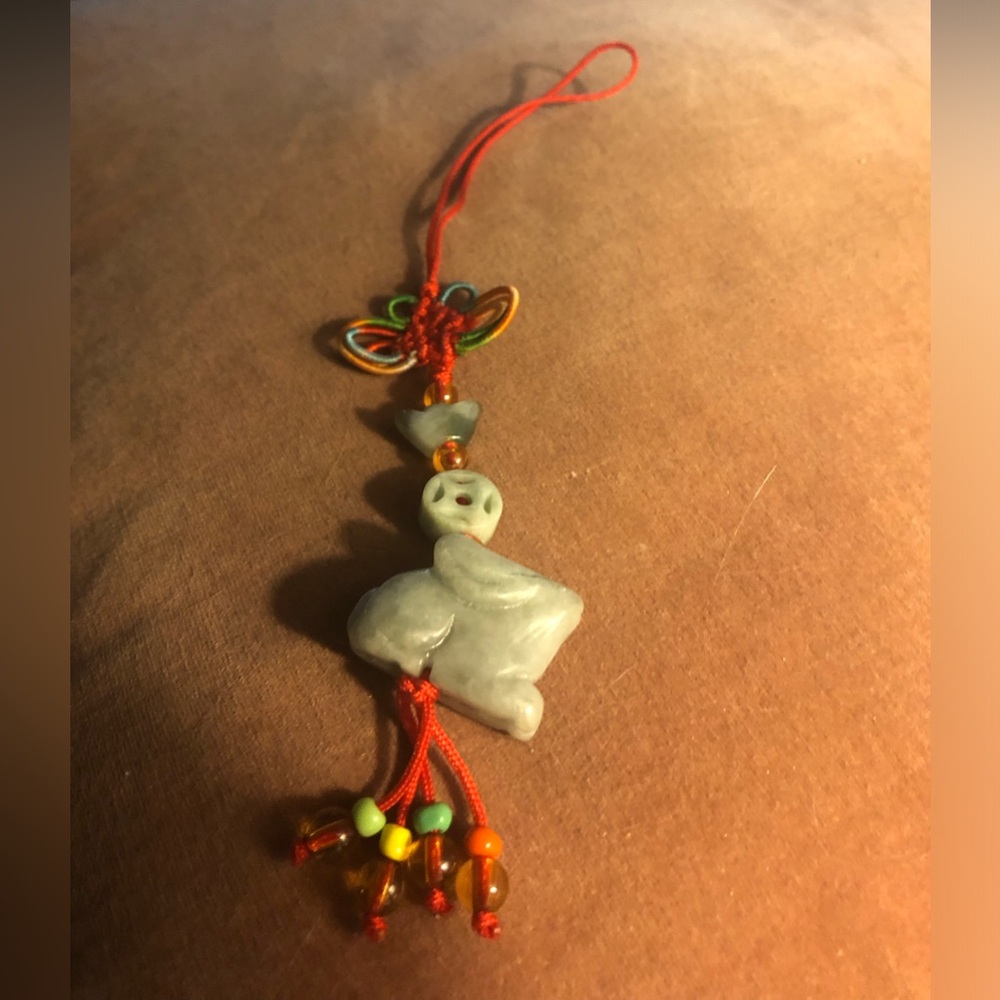 🐲Chinese Pale Jade Carved Rabbit Charm - 795 $30 or $25 w/offer